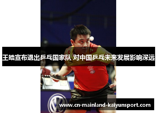 王皓宣布退出乒乓国家队 对中国乒乓未来发展影响深远 王皓宣布退出乒乓国家队 对中国乒乓未来发展影响深远